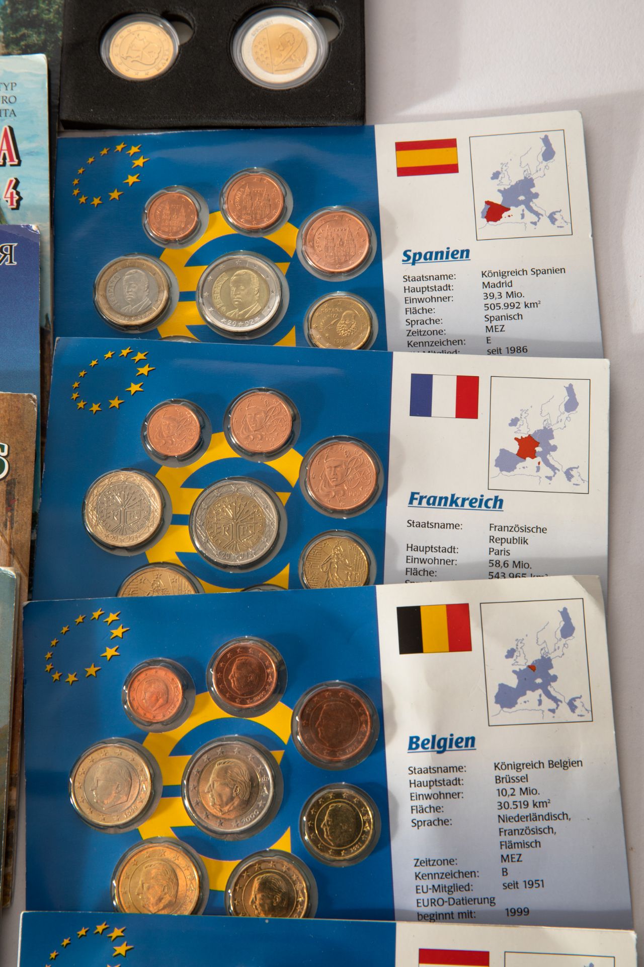 17 complete € Coin Sets, different countries, prototypes Poland, Malta, Cyprus, Bulgaria, GB - Bild 5 aus 9