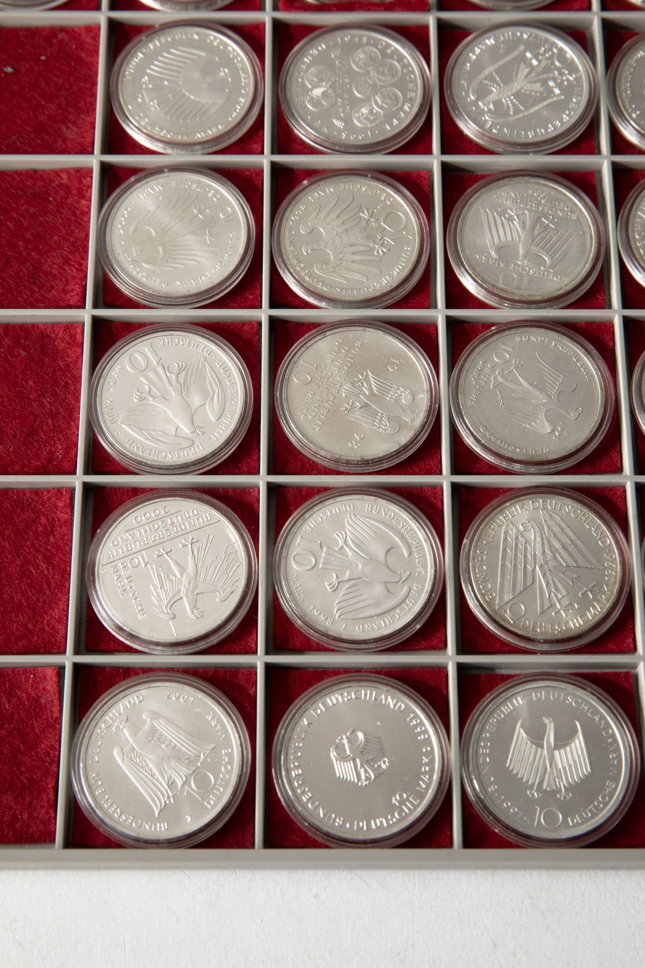 37x Coins 10 DM Germany 1987-2001 - Bild 8 aus 12