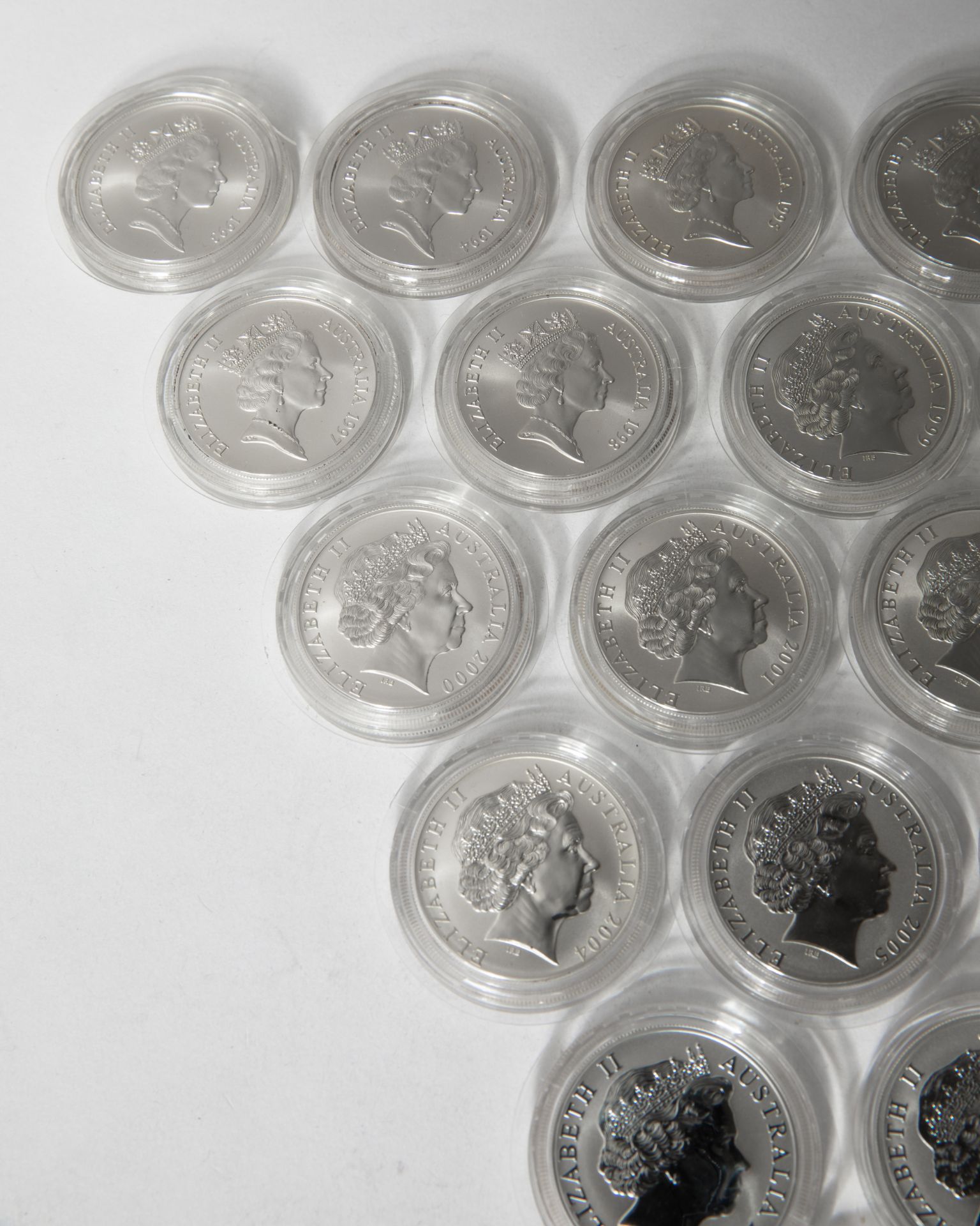 28x One Dollar. Australia. 1993-2019. Kangaroo. RP. In capsules. - Image 5 of 8