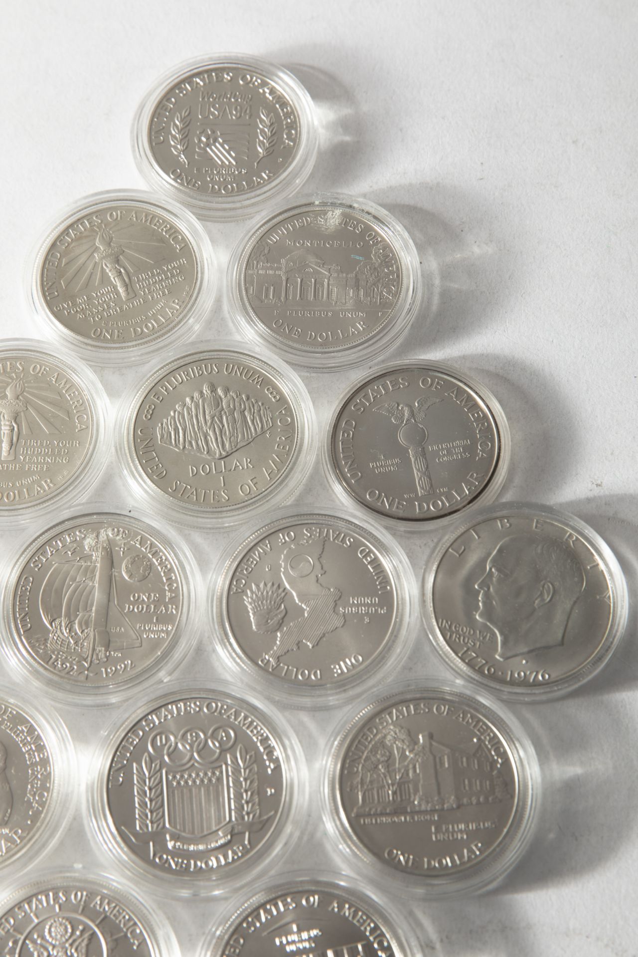 16x 1 Dollar 1980-1994 different editions brilliant uncirculated - Image 6 of 6