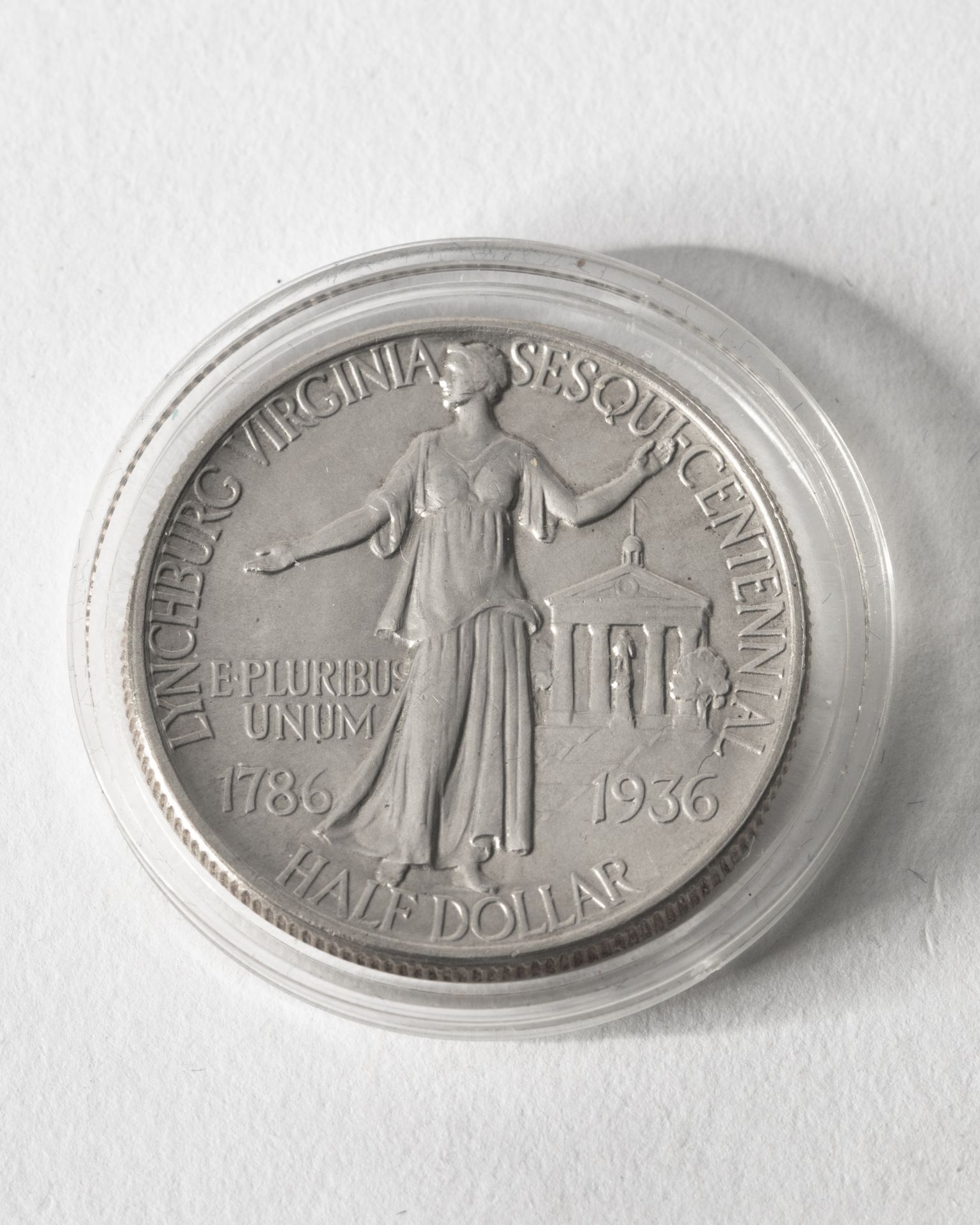 1/2 Dollar USA. 1936. Lynchburg Virginia Sesqui. Centennial. 1786-1936. - Image 2 of 2