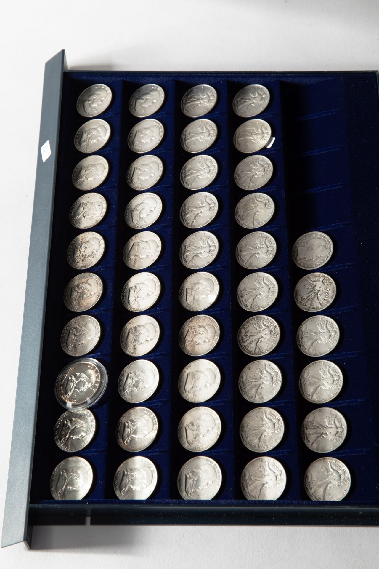 70x Silver coins, half dollar 1906-2017 - Image 7 of 23