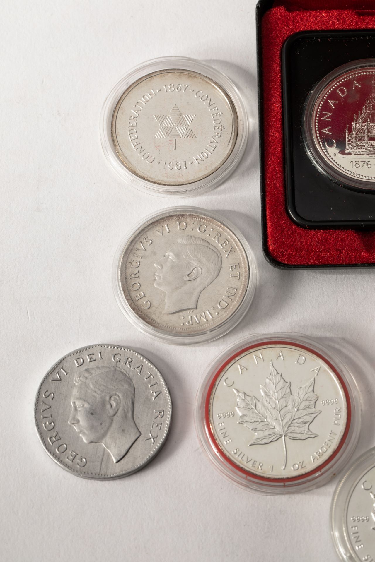 7 different silver coins Canada 1939-2004 - Image 3 of 7