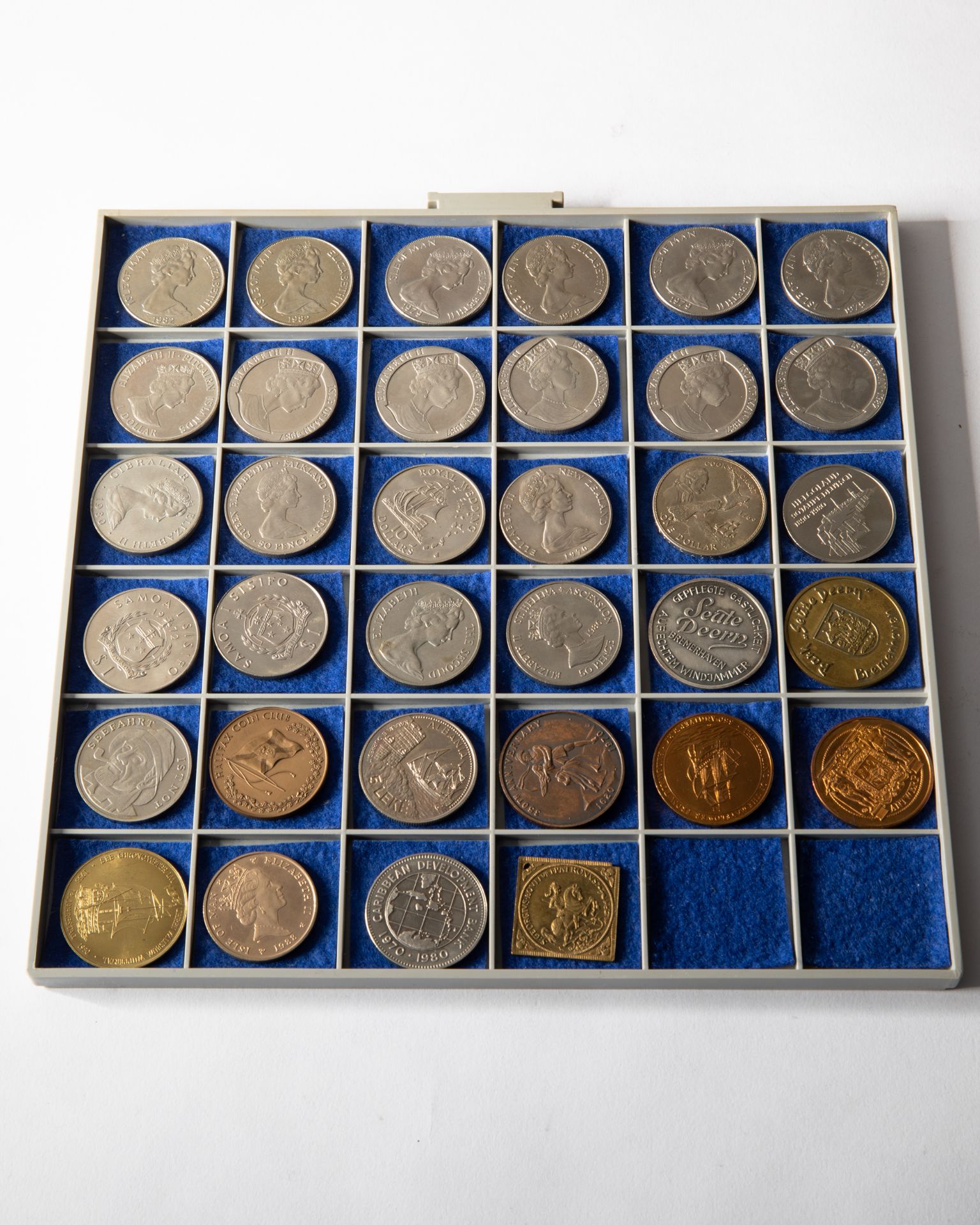 26 silver coins & 8 medals, ships 1969-1988 worldwide - Bild 8 aus 13