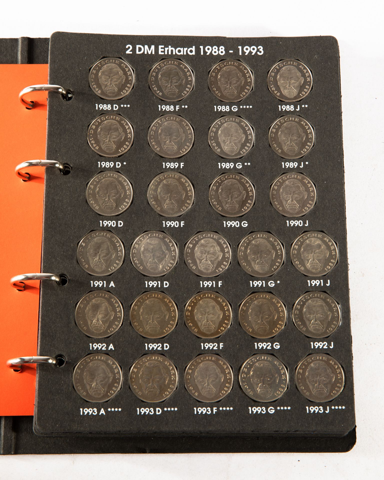 Germany - 2x full coin albums 2 DM Coins 1970-1996 - Image 24 of 33