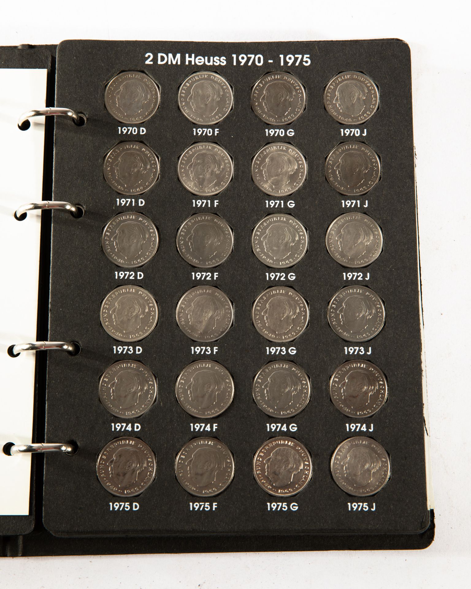 Germany - 2x full coin albums 2 DM Coins 1970-1996 - Image 11 of 33