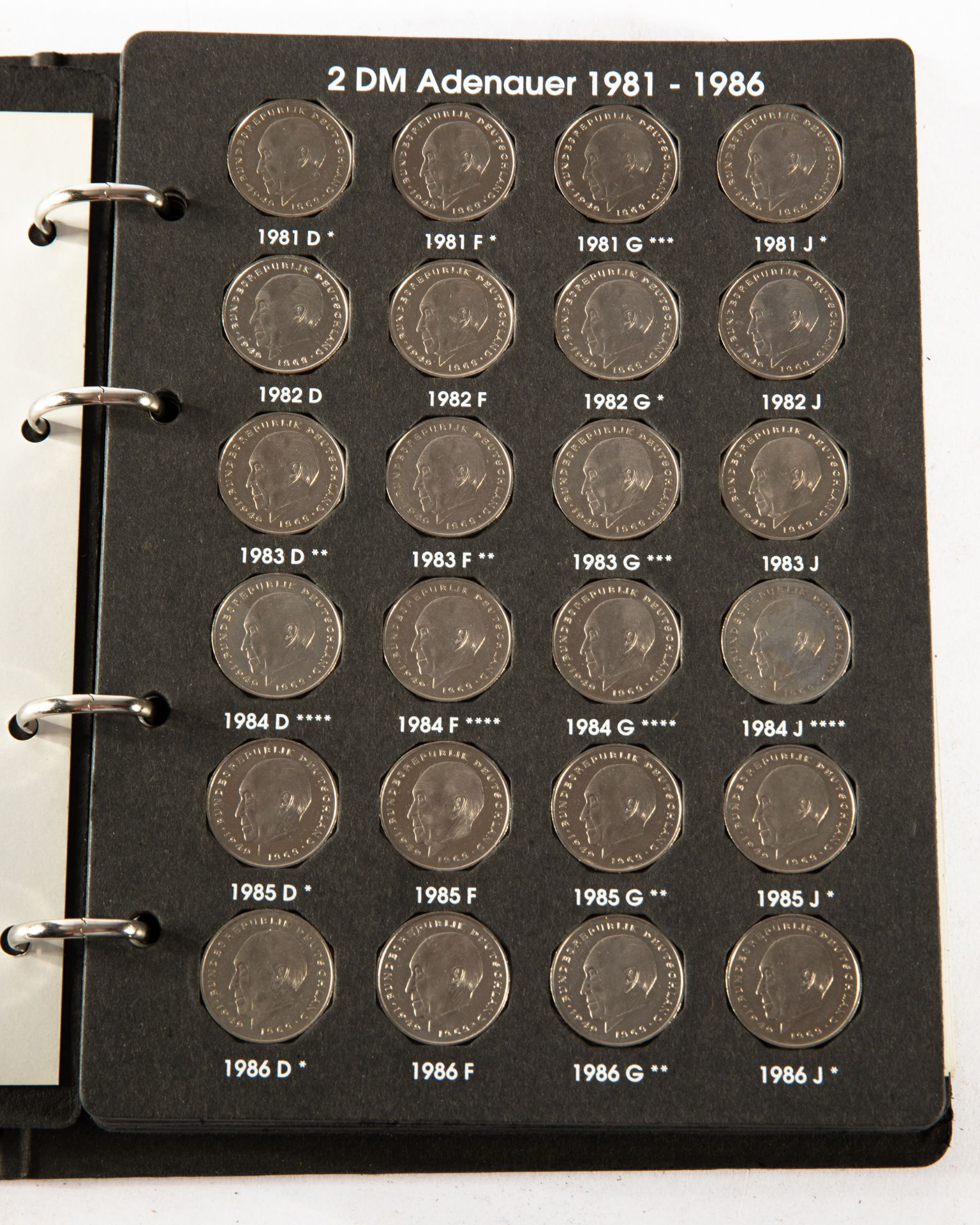 Germany - 2x full coin albums 2 DM Coins 1970-1996 - Image 7 of 33