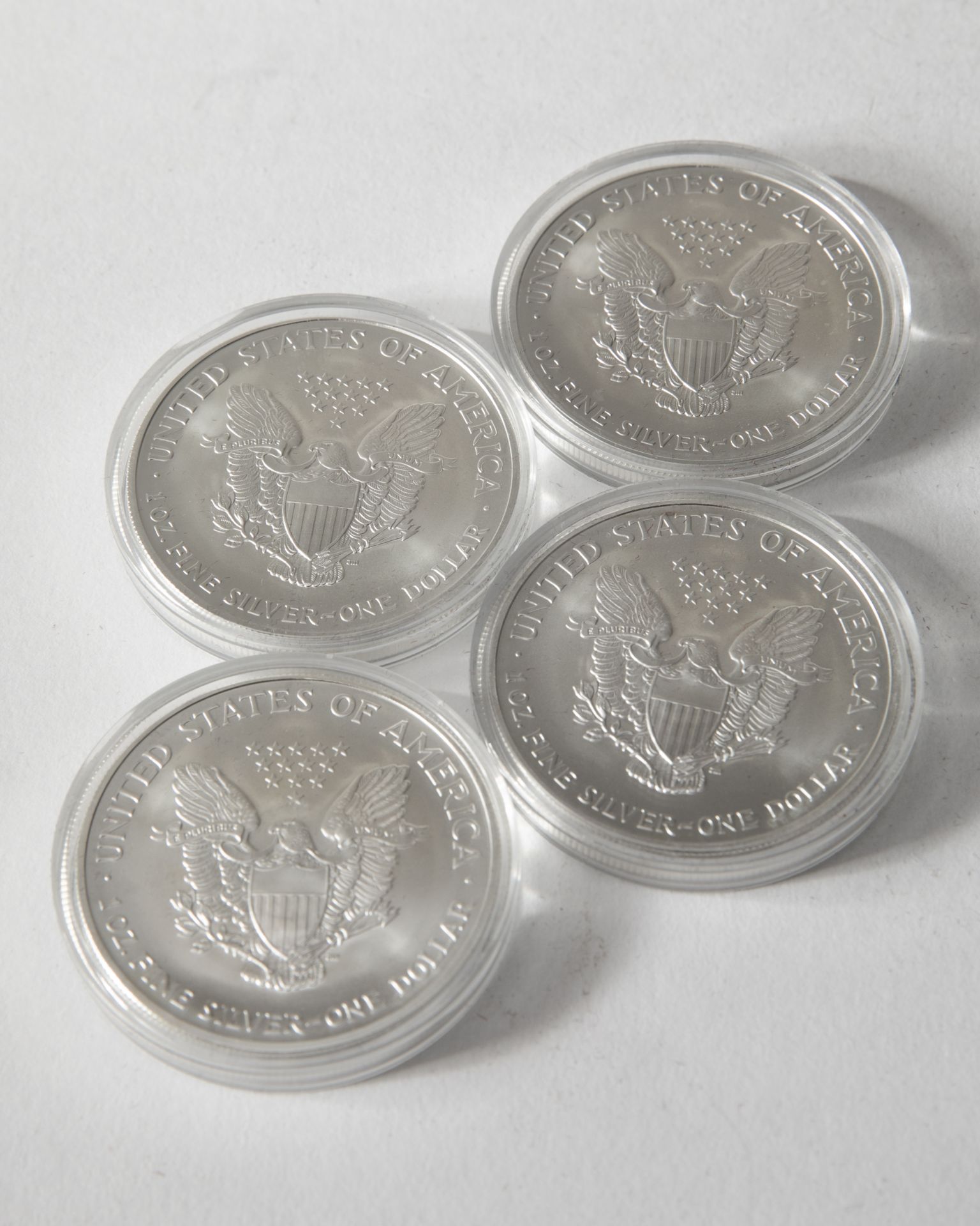 9x 1 OZ. Fine Silver-One Dollar Eagle. 4 seasons. (1999-2007) - Image 11 of 27