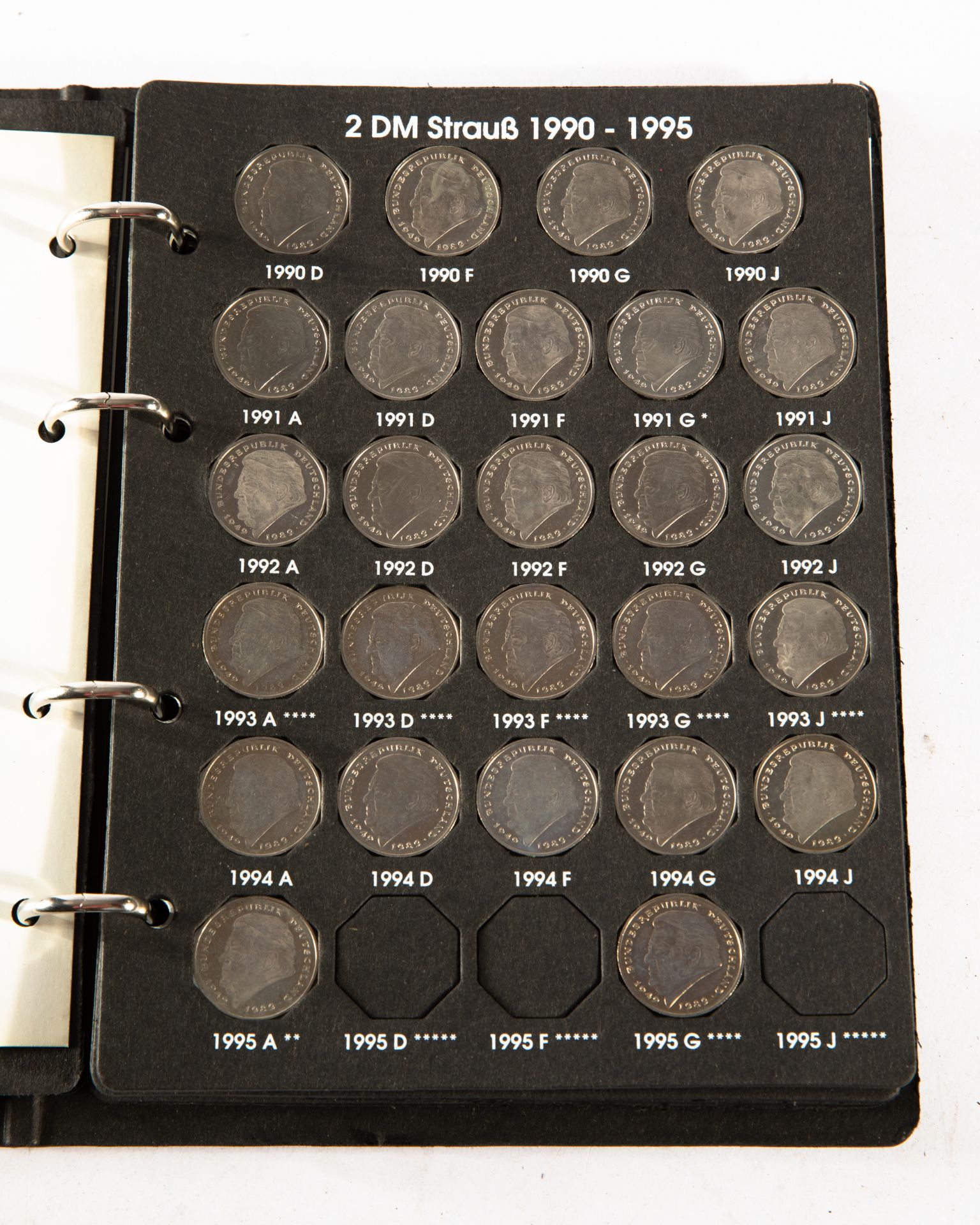 Germany - 2x full coin albums 2 DM Coins 1970-1996 - Image 28 of 33