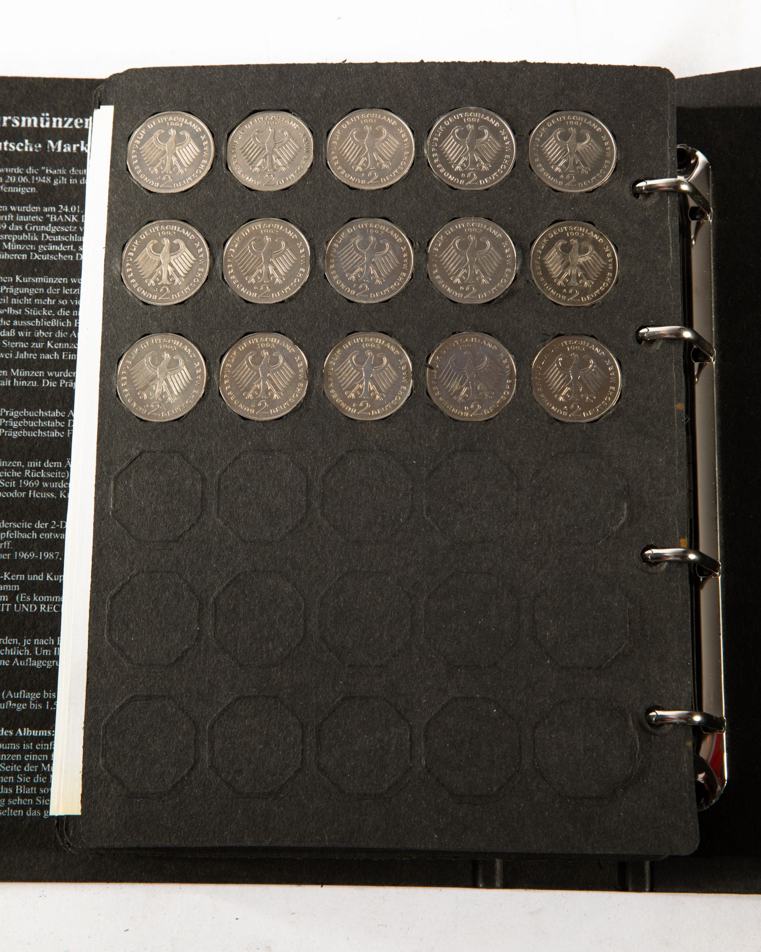 Germany - 2x full coin albums 2 DM Coins 1970-1996 - Image 22 of 33