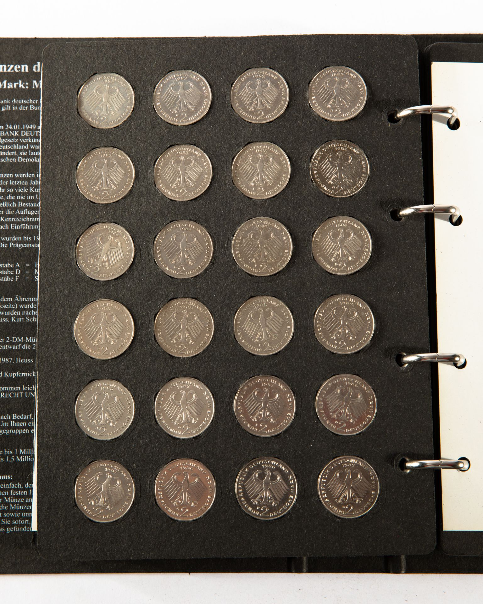 Germany - 2x full coin albums 2 DM Coins 1970-1996 - Image 16 of 33