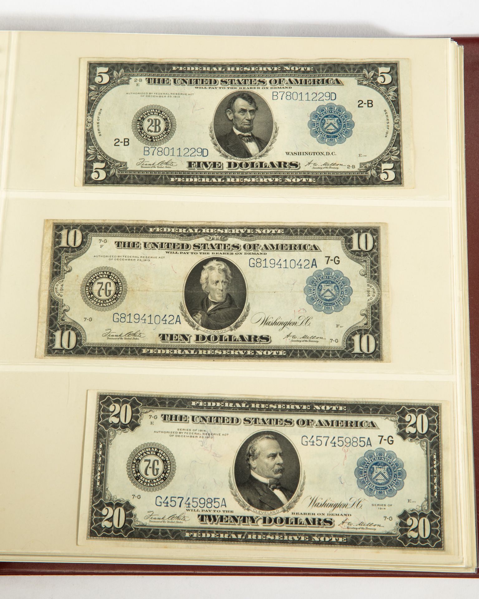 Various Dollar notes, USA, 1914-2007 - Bild 9 aus 40