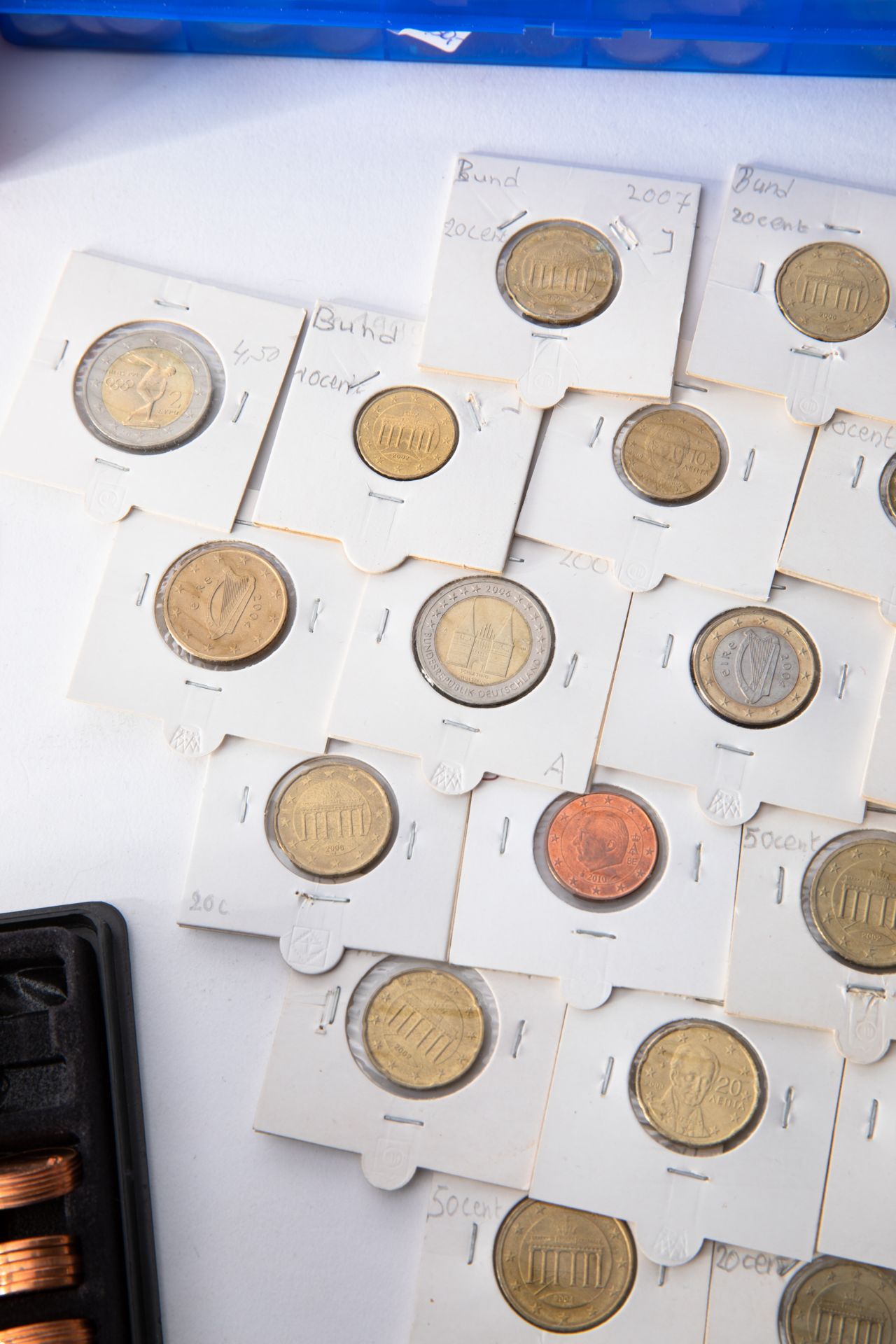 different Euro coins 1, 2, 5, 10, 20, 50 cents, 1, 2 Euro 1999-2017 - Bild 22 aus 23