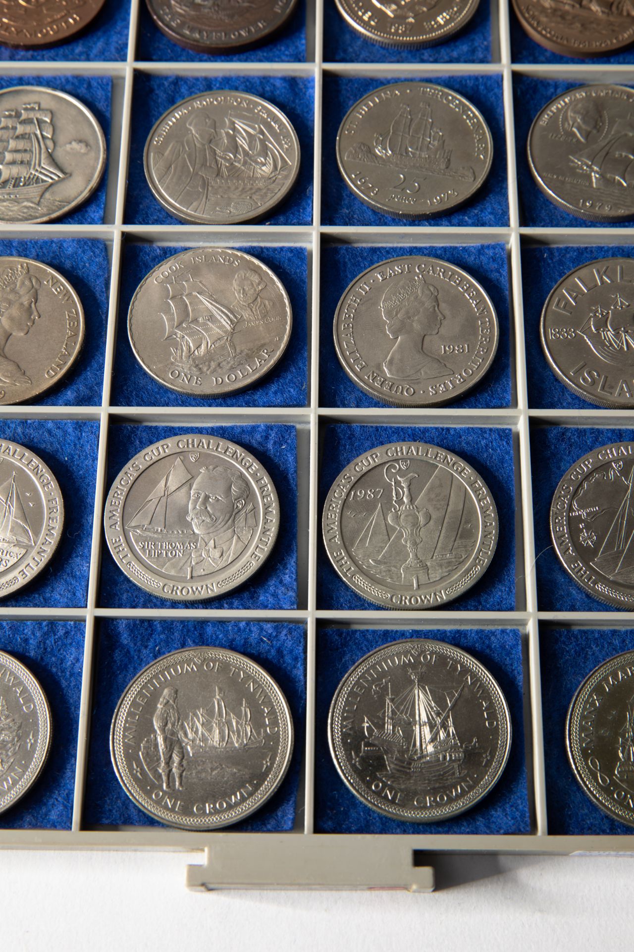 26 silver coins & 8 medals, ships 1969-1988 worldwide - Bild 3 aus 13