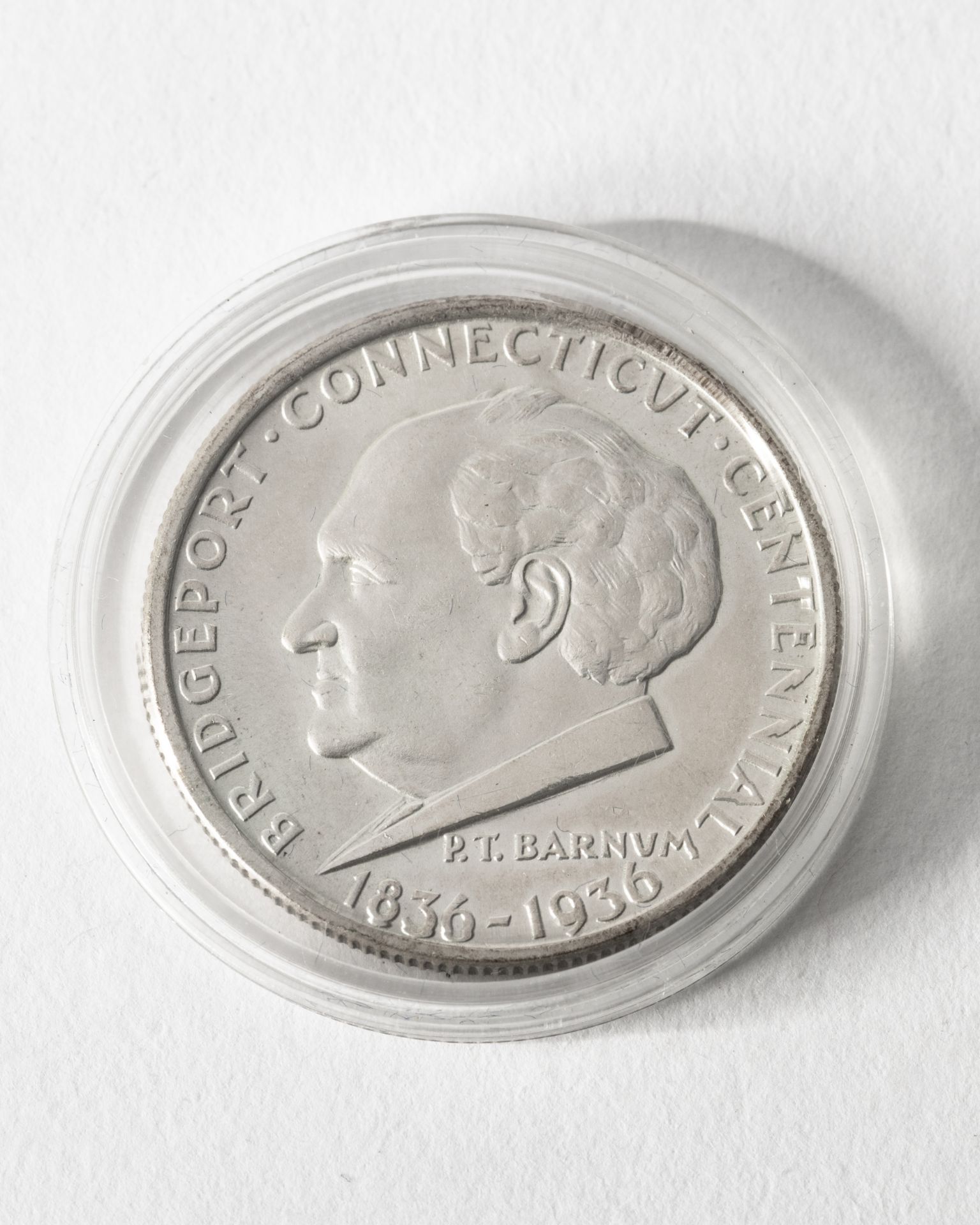 1/2 Dollar USA. 1936. Bridgeport Conneticut Centennial. 1836-1936. - Image 2 of 2