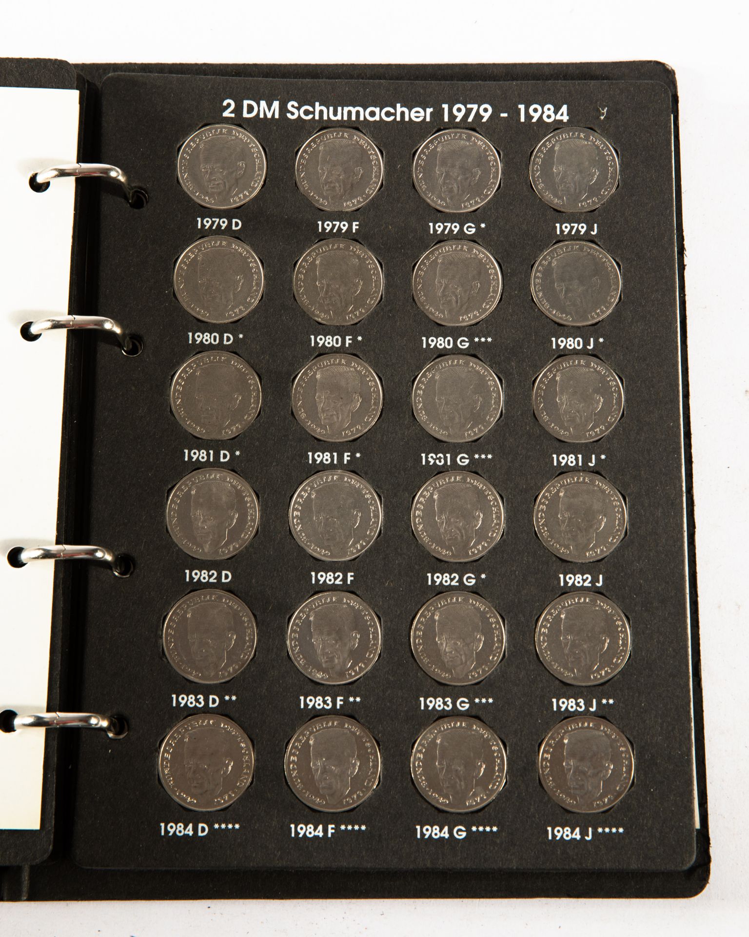 Germany - 2x full coin albums 2 DM Coins 1970-1996 - Image 17 of 33