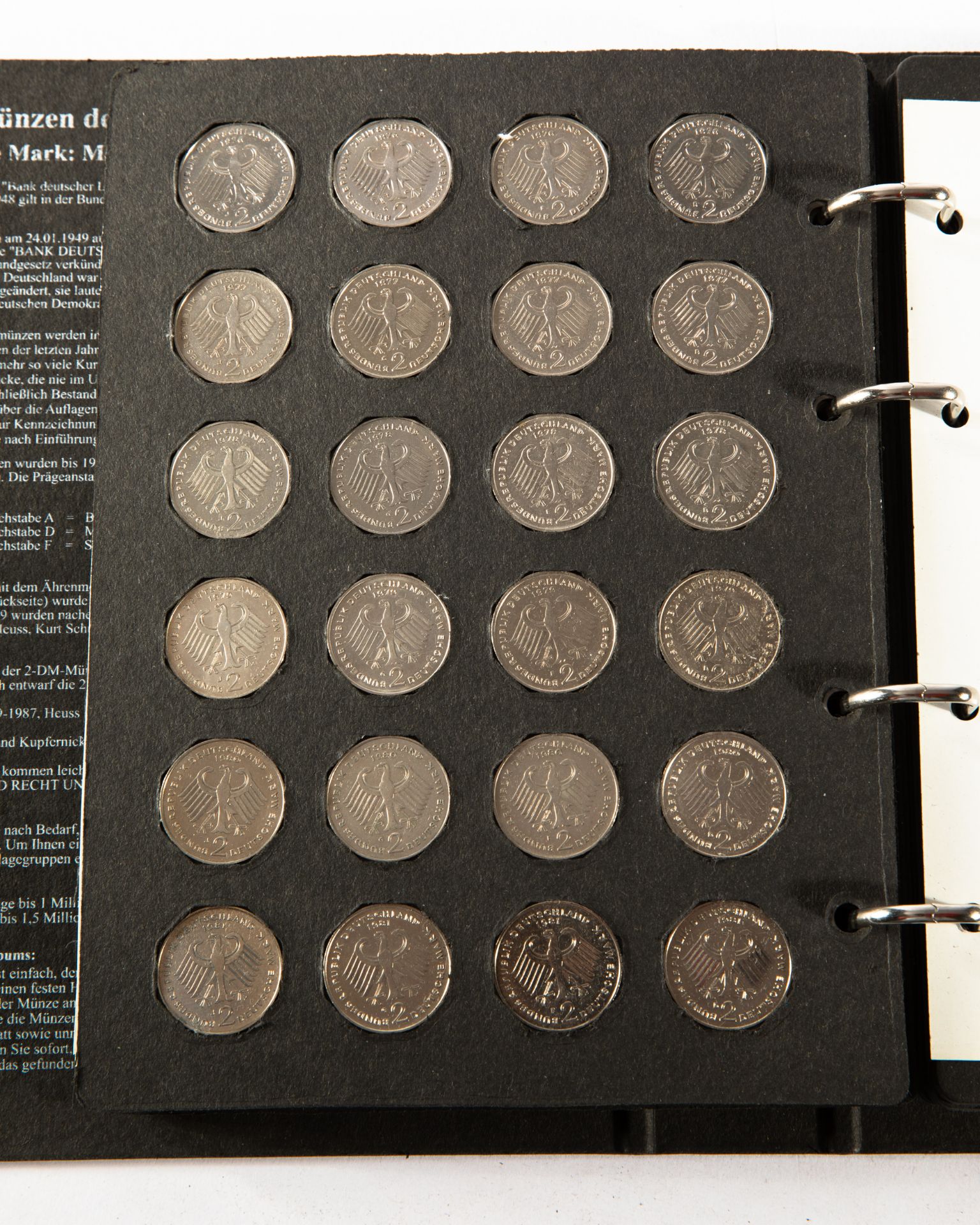 Germany - 2x full coin albums 2 DM Coins 1970-1996 - Image 14 of 33