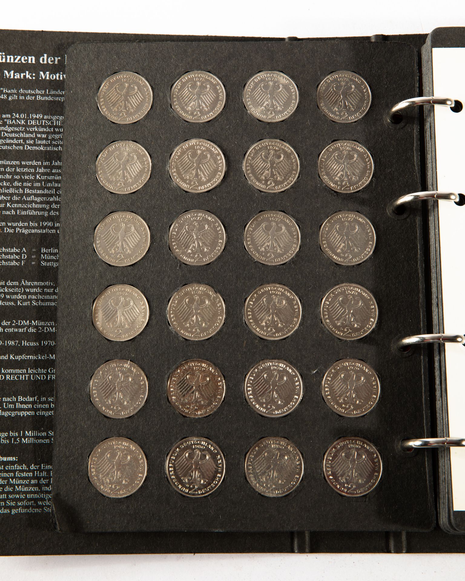 Germany - 2x full coin albums 2 DM Coins 1970-1996 - Image 6 of 33