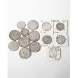 14 x silver dukats, 1/2 dukat, 1/2 gulden, 1 gulden 1735-1795