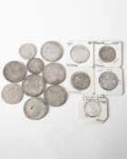 14 x silver dukats, 1/2 dukat, 1/2 gulden, 1 gulden 1735-1795