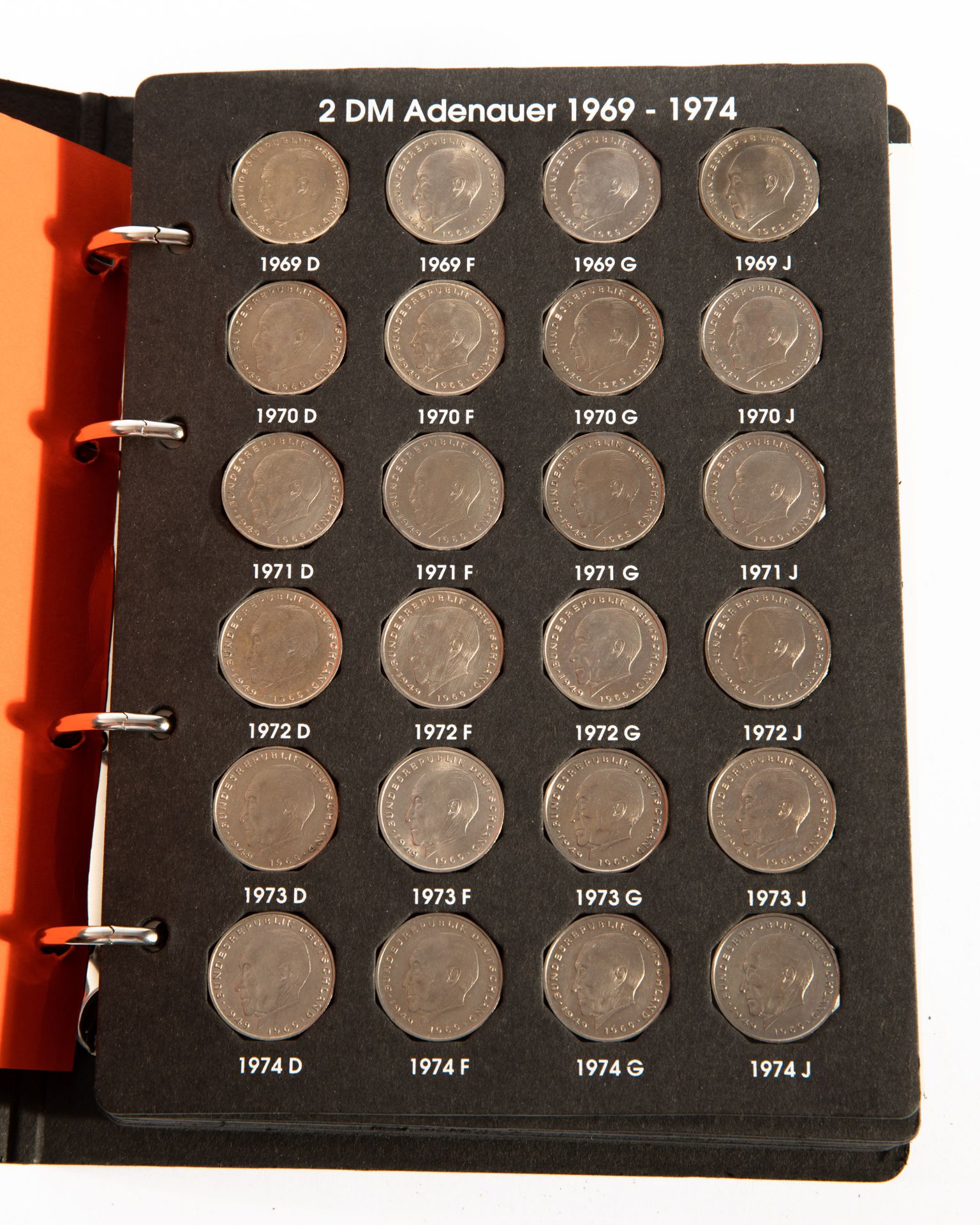 Germany - 2x full coin albums 2 DM Coins 1970-1996 - Bild 3 aus 33
