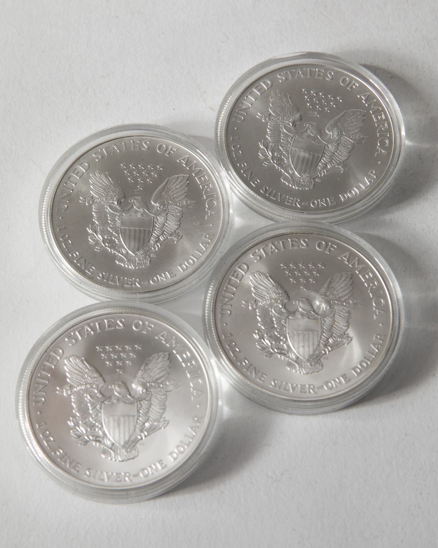 9x 1 OZ. Fine Silver-One Dollar Eagle. 4 seasons. (1999-2007) - Image 8 of 27