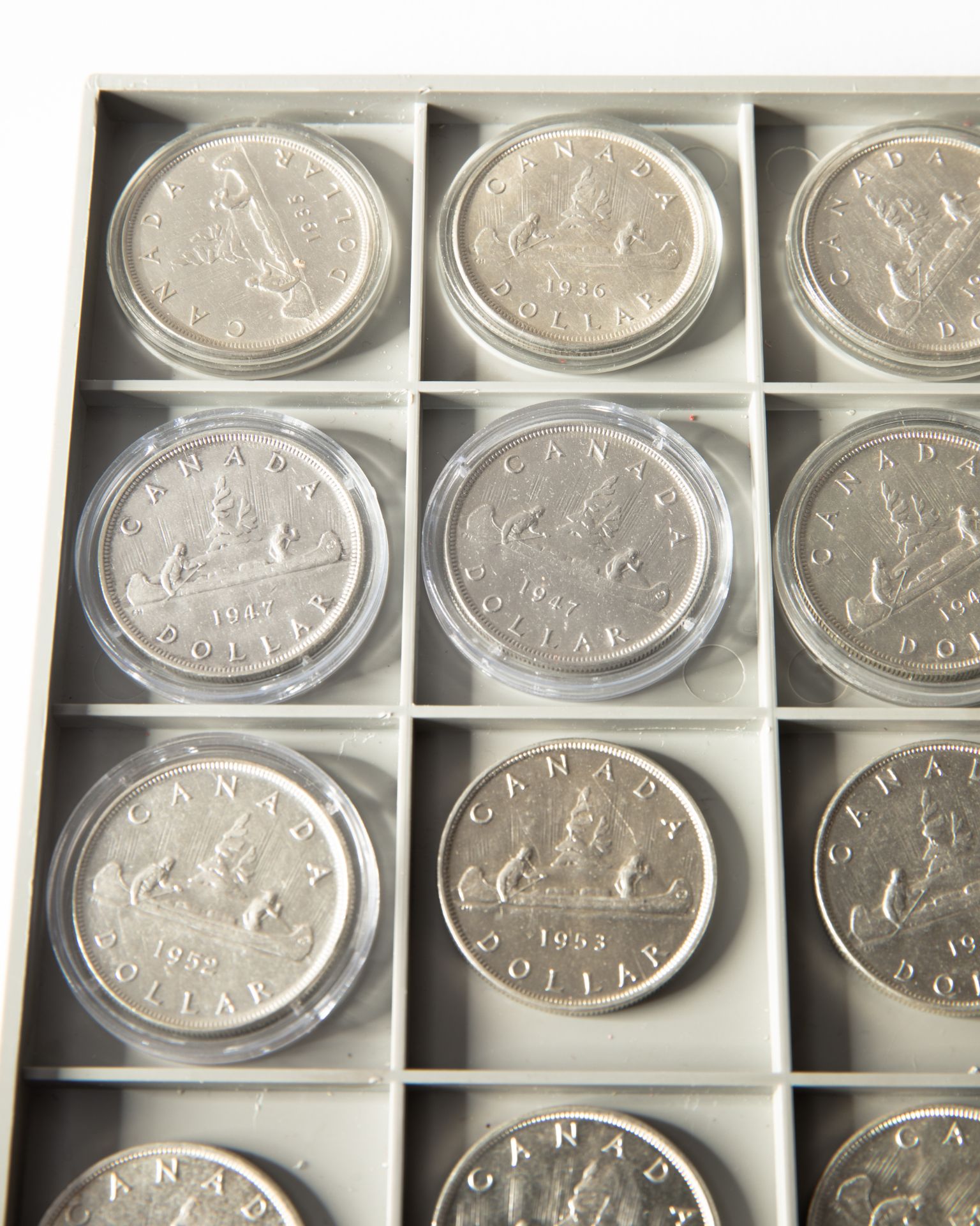 28x Silver Dollar Canada - Elizabeth II. D.G. Regina 1935-1984, 2003 - Image 4 of 13