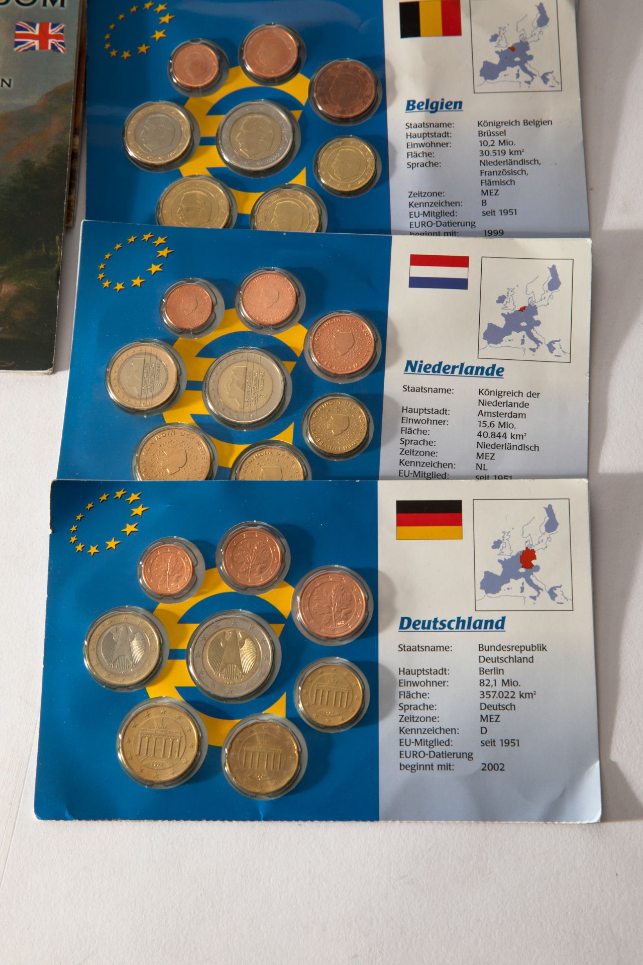 17 complete € Coin Sets, different countries, prototypes Poland, Malta, Cyprus, Bulgaria, GB - Bild 4 aus 9