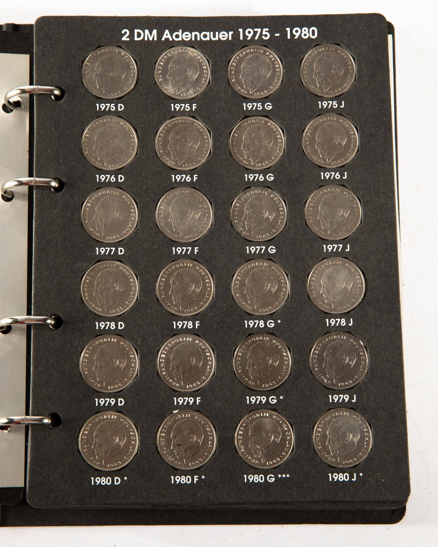 Germany - 2x full coin albums 2 DM Coins 1970-1996 - Image 5 of 33