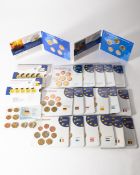 20 complete € Coin Sets, different countries