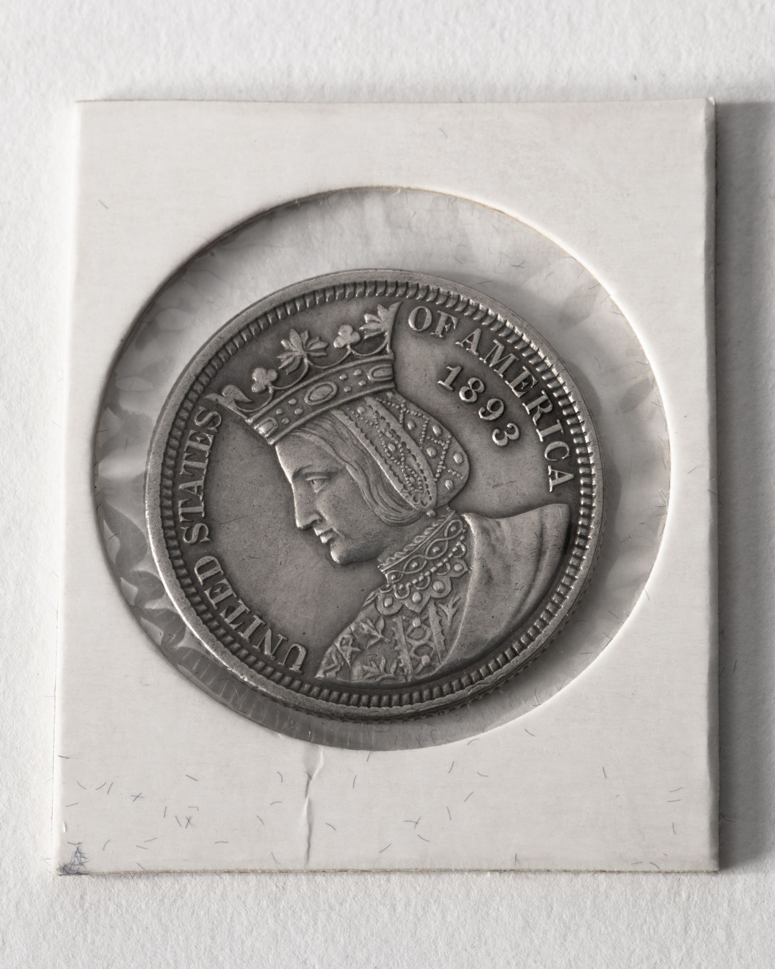 1/4 Dollar USA. 1893 Isabella Quarter. Columbian Exposition.