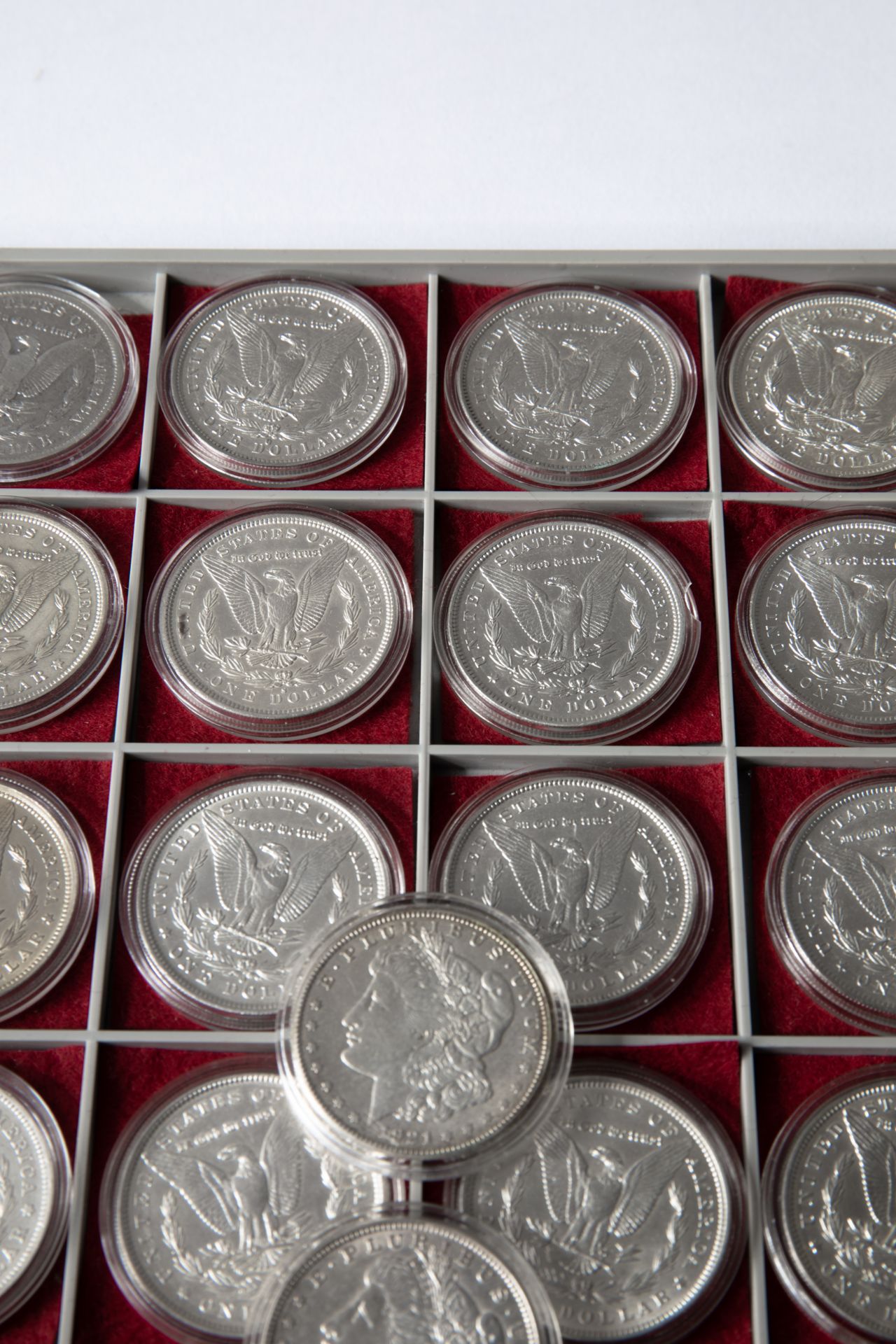 39x 1 Dollar USA. Morgan Dollar. 1878-1921 - Image 14 of 15