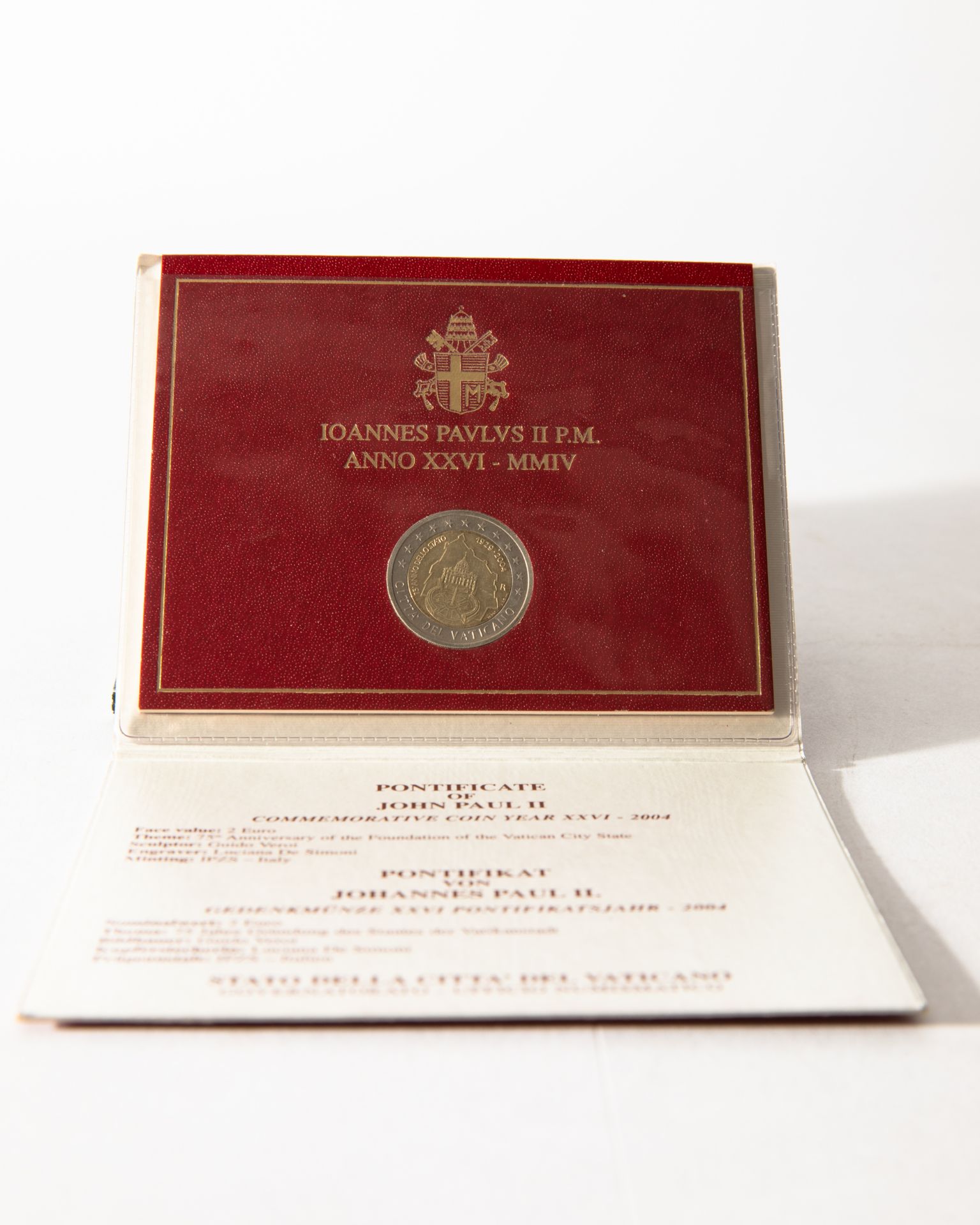 3x 2€ Vatikan 2004, 2005, 2011 + Prestige KMS + 50 Cent Coin Card - Bild 9 aus 13
