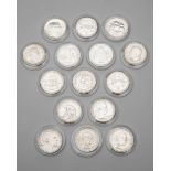 15 x 1/2 Dollar 1918-1951 different editions