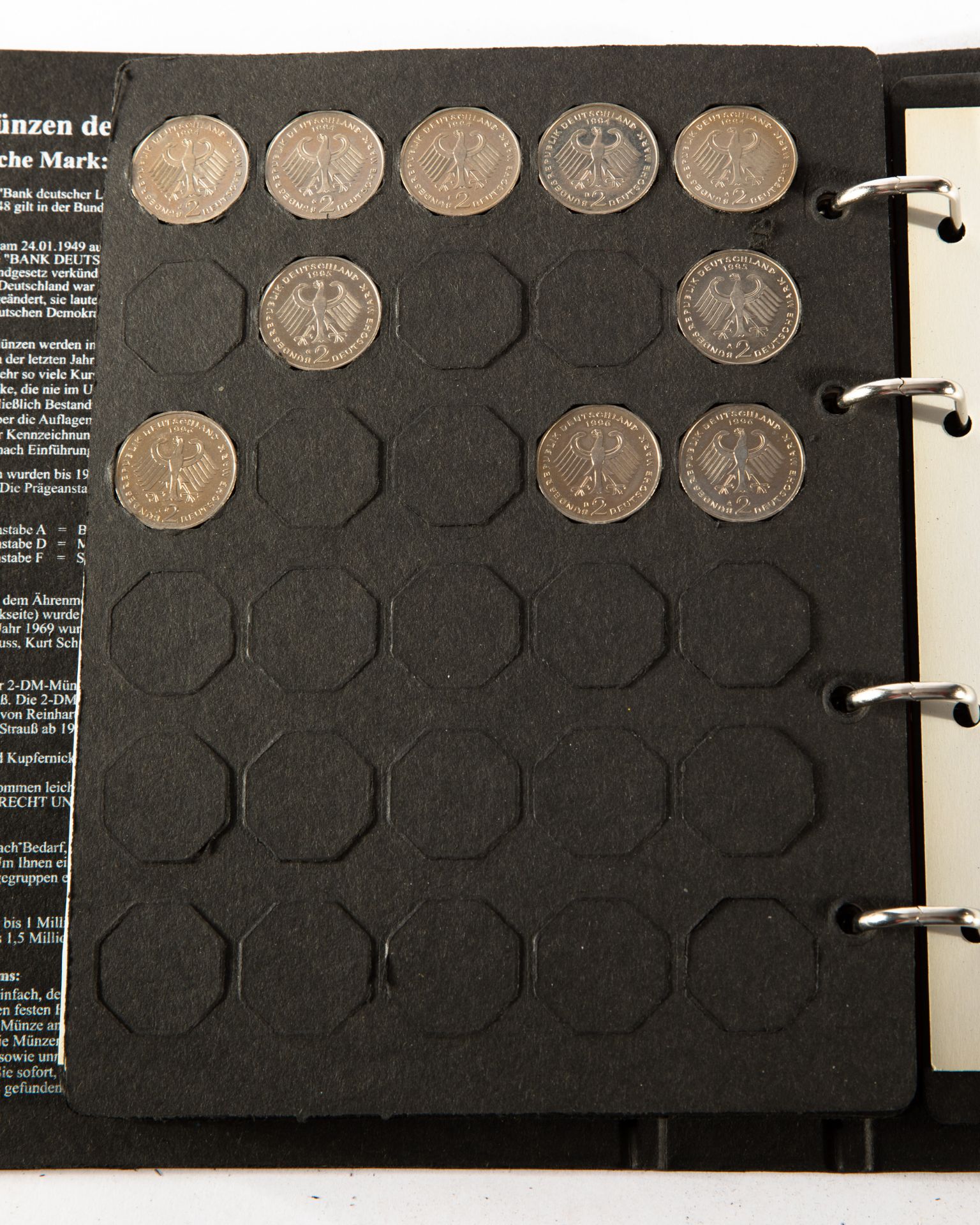 Germany - 2x full coin albums 2 DM Coins 1970-1996 - Image 33 of 33