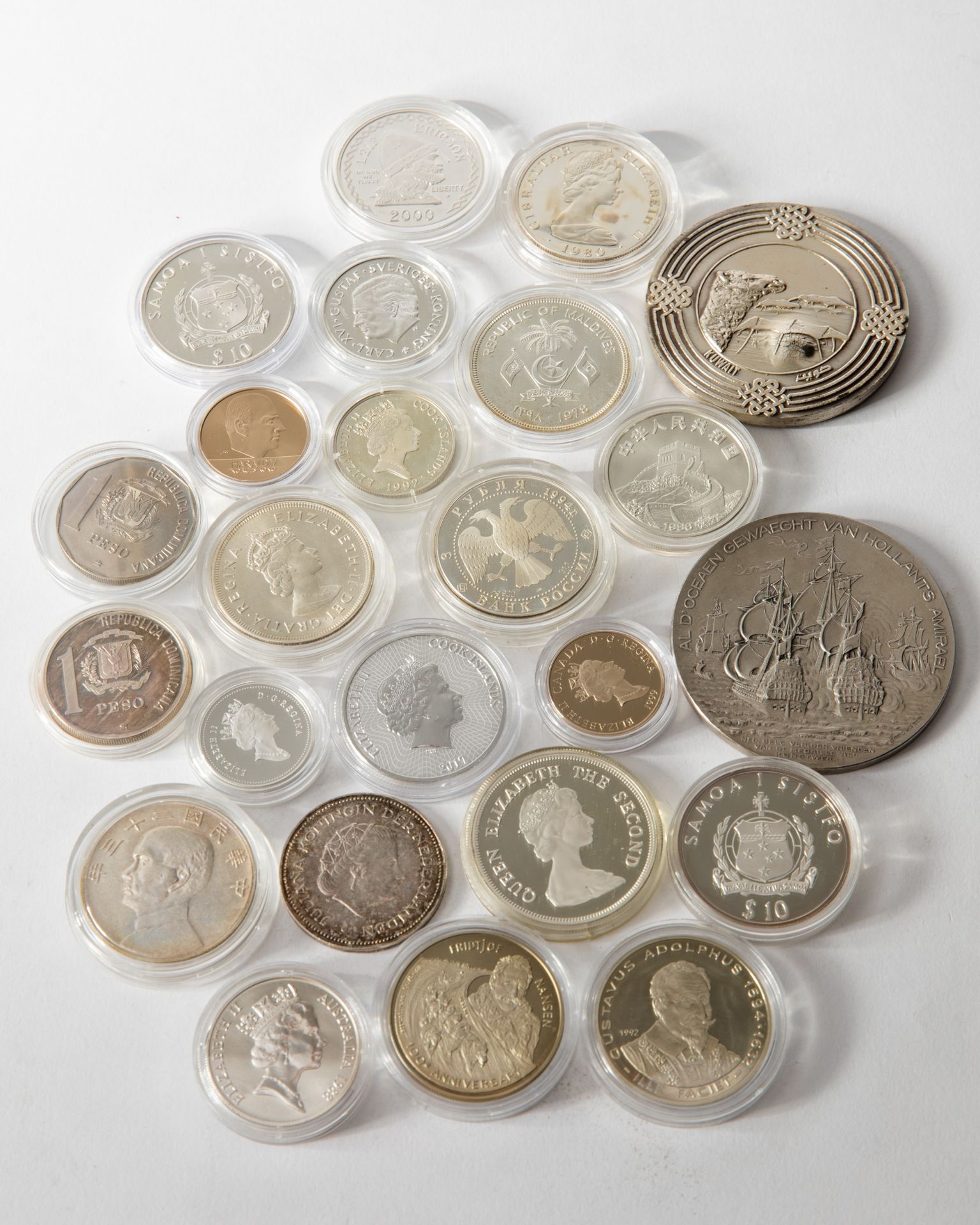 22 silver coins ships 1978-2017 worldwide - Bild 6 aus 10