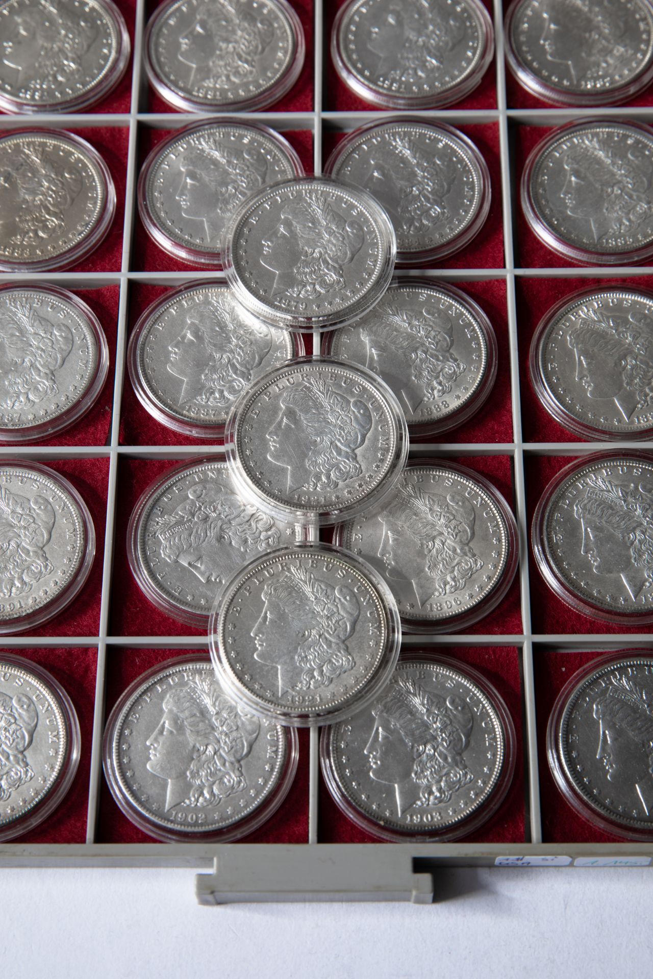 39x 1 Dollar USA. Morgan Dollar. 1878-1921 - Image 4 of 15