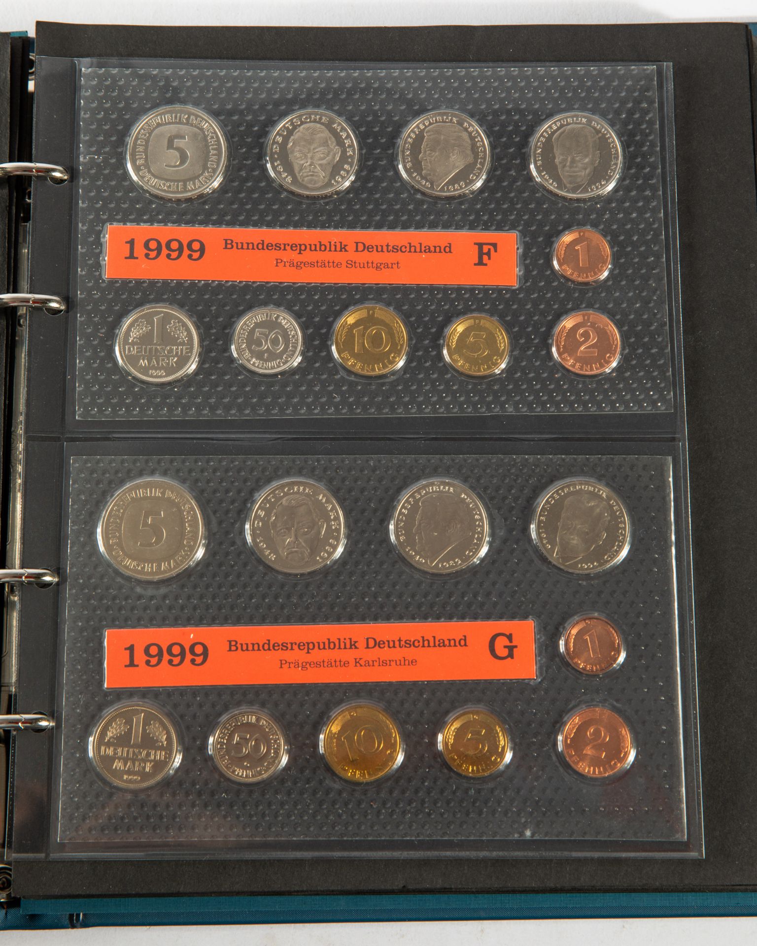 Complete DM Coin Sets Germany 1999-2001 A-J - Bild 29 aus 37