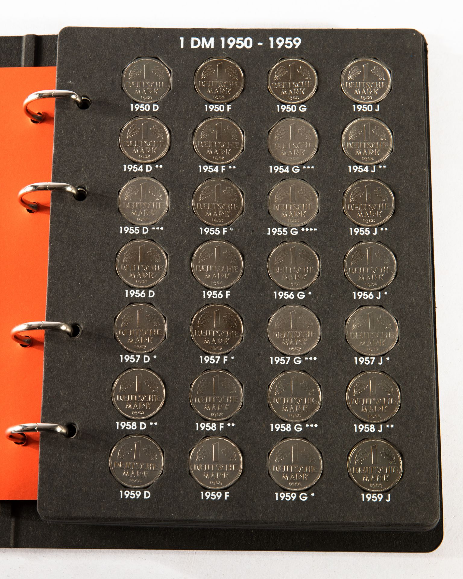 Germany - 1x complete coin album 1 DM Coins 1949-1960 - Bild 2 aus 14