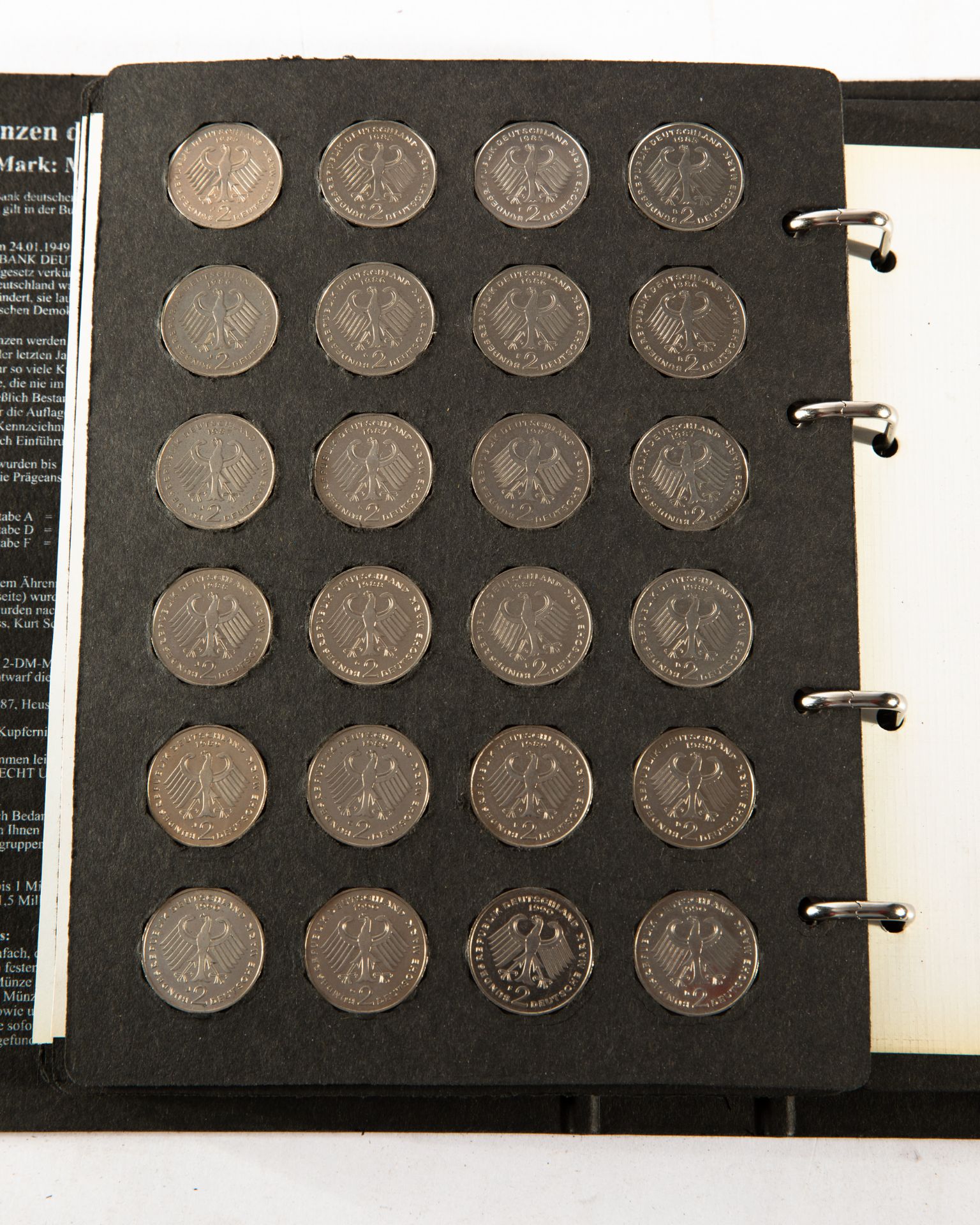 Germany - 2x full coin albums 2 DM Coins 1970-1996 - Image 20 of 33