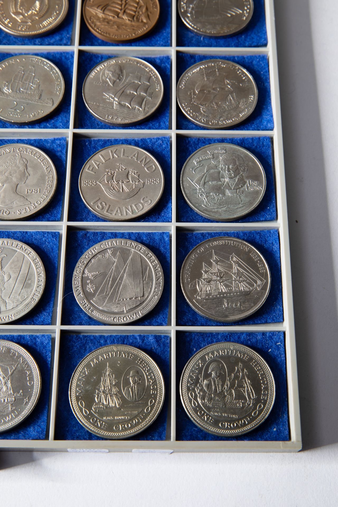 26 silver coins & 8 medals, ships 1969-1988 worldwide - Bild 4 aus 13