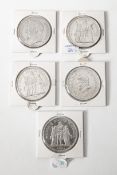 Silver coins France