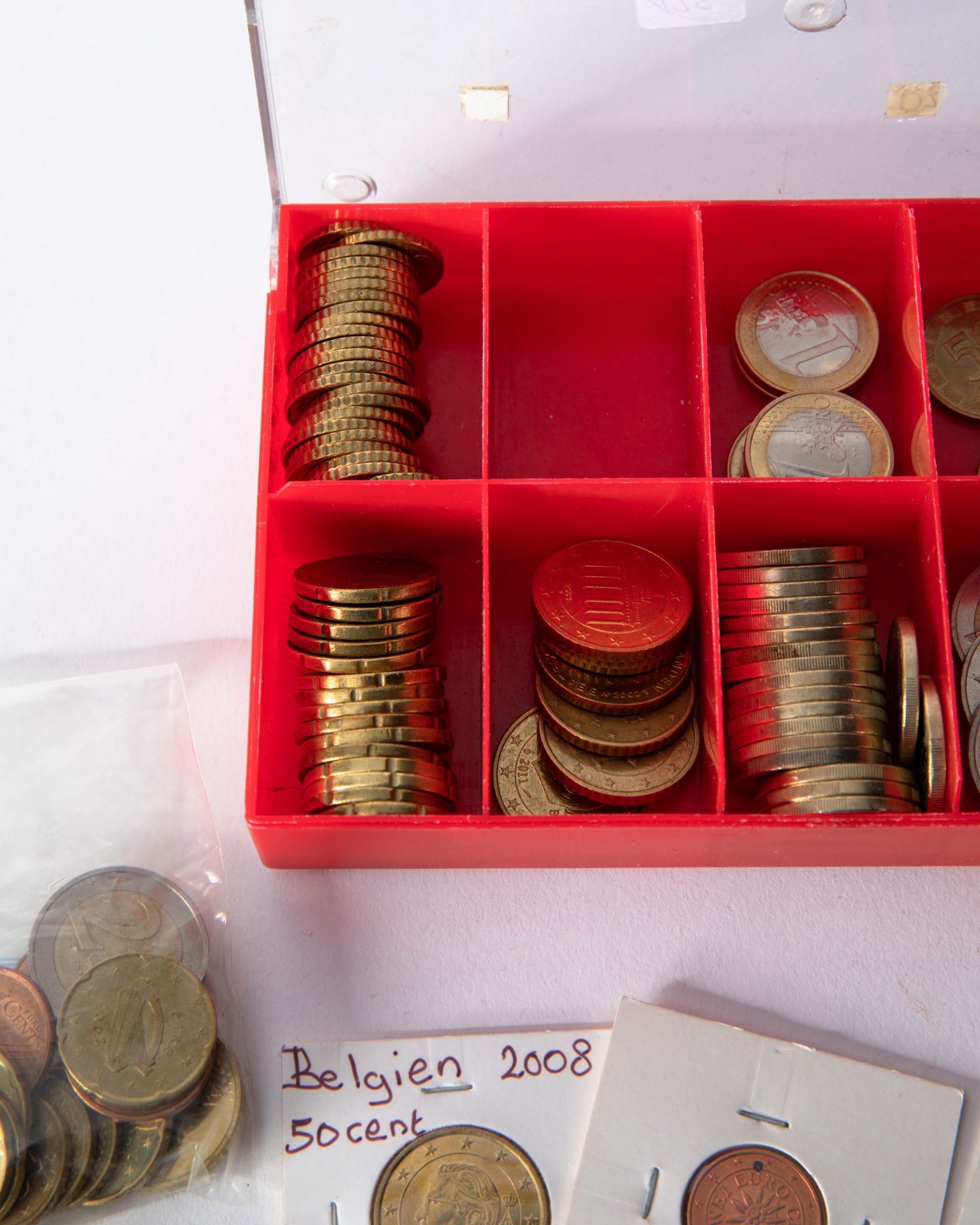 different Euro coins 1, 2, 5, 10, 20, 50 cents, 1, 2 Euro 1999-2017 - Bild 16 aus 23