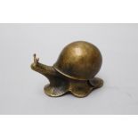 Bronze Slug, China 20 th Century. 12x9 cm