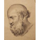 Ender 19th Century ? Portrait of a man, pencil on paper. 29x22 cm