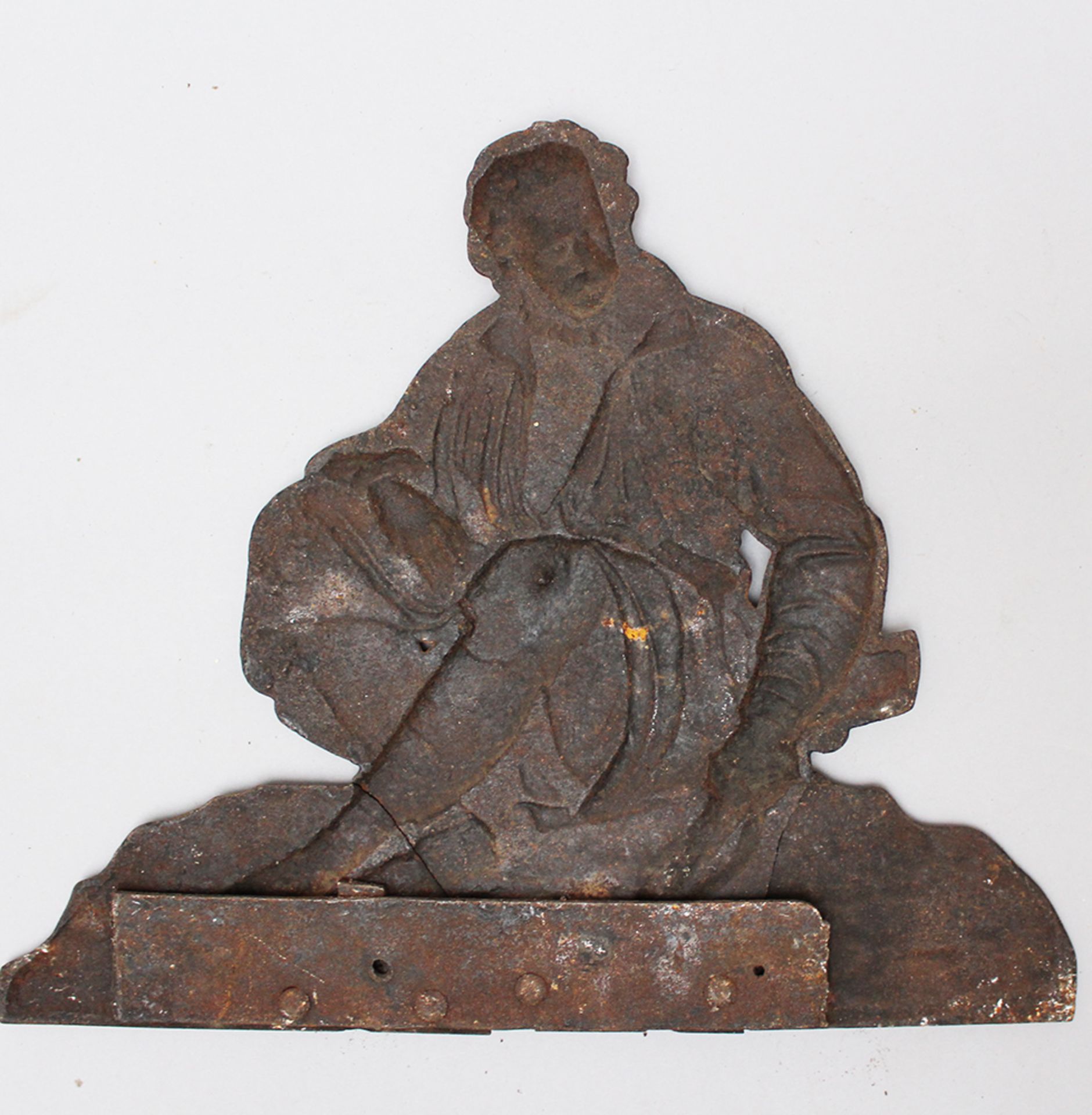 Austrian iron cast around 1850. 21x26cm - Image 3 of 3