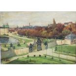 Vienna Artist early 20th Century, Belvedere signed oil on canvas. 43x60 cm