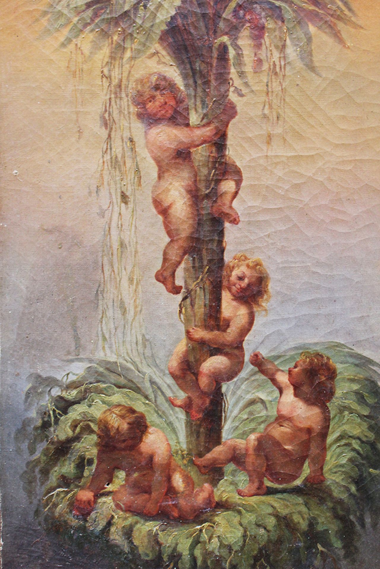 Betbeder 1842, Allegory, oil on canvas. 73X38,5 cm - Bild 2 aus 3