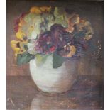 Austrian school around 1920 , still life , oil on board in original frame. 27x24 cm