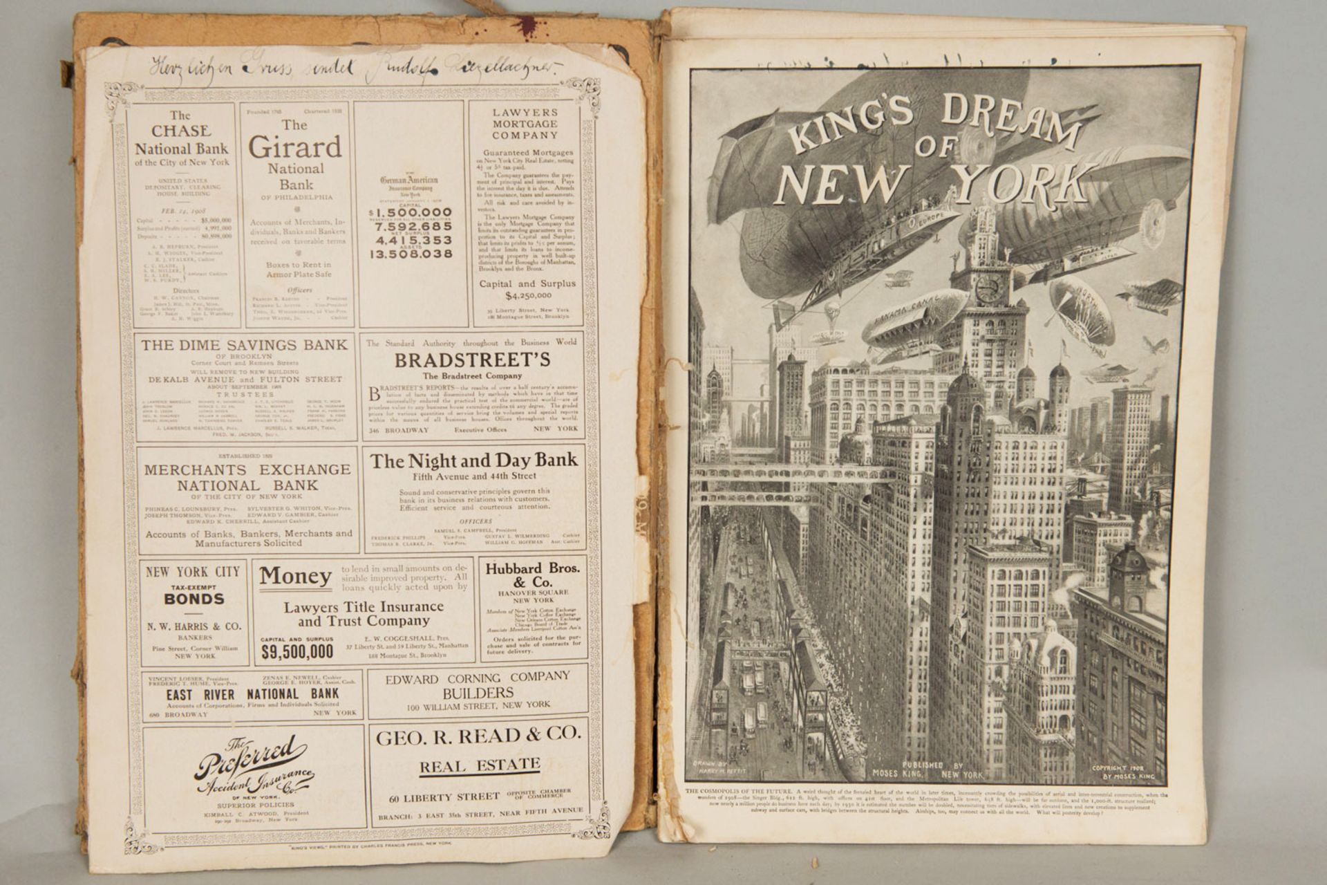 King’s Views of New York City by Moses King 1908 - Image 2 of 2